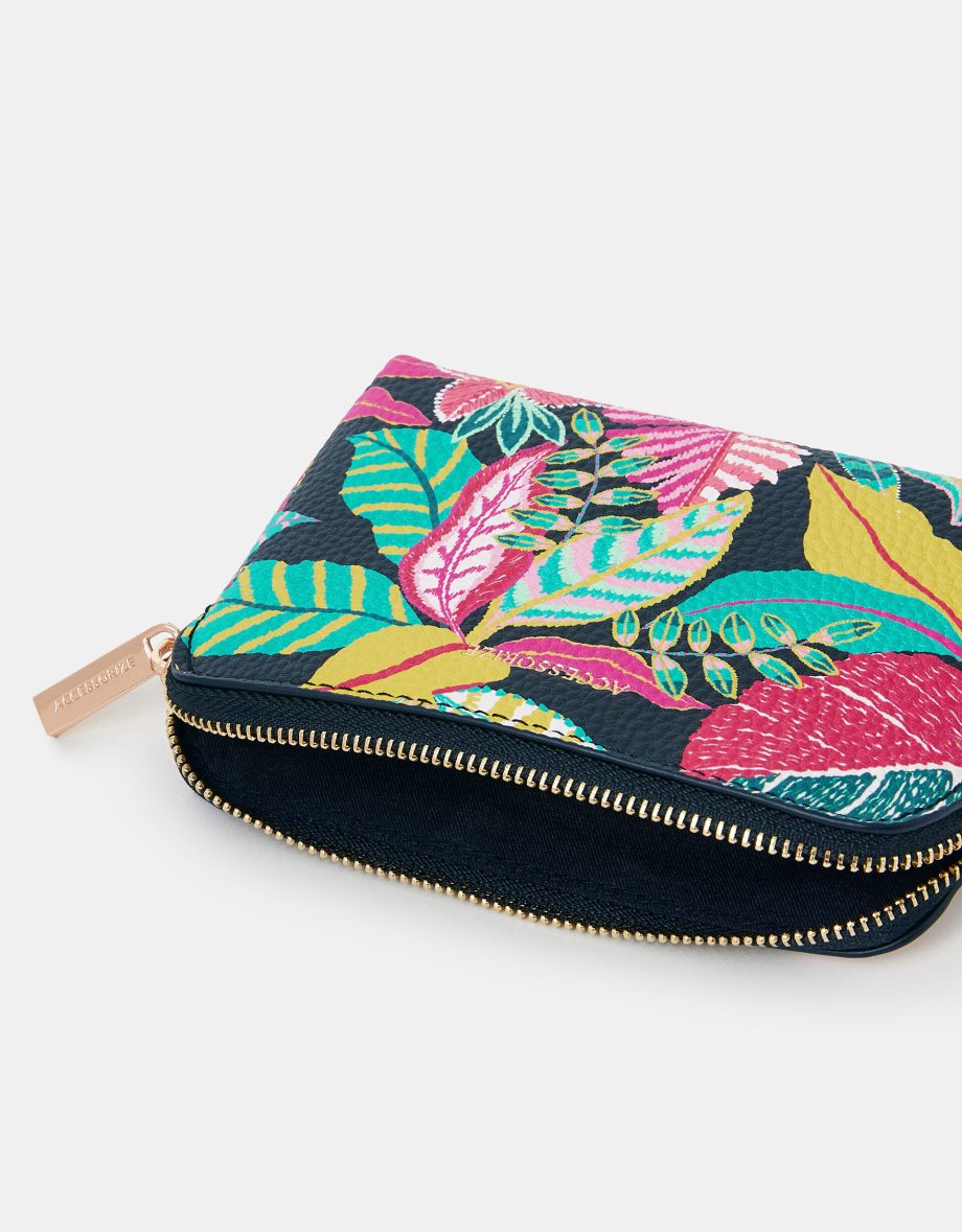 TROPICAL PRINT COIN PURSE