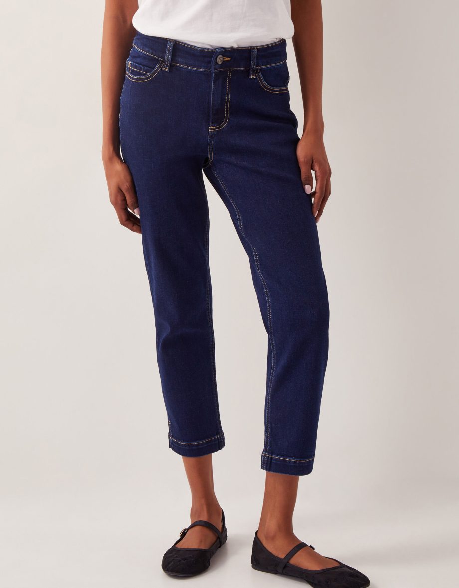 Idabella cropped jeans blue