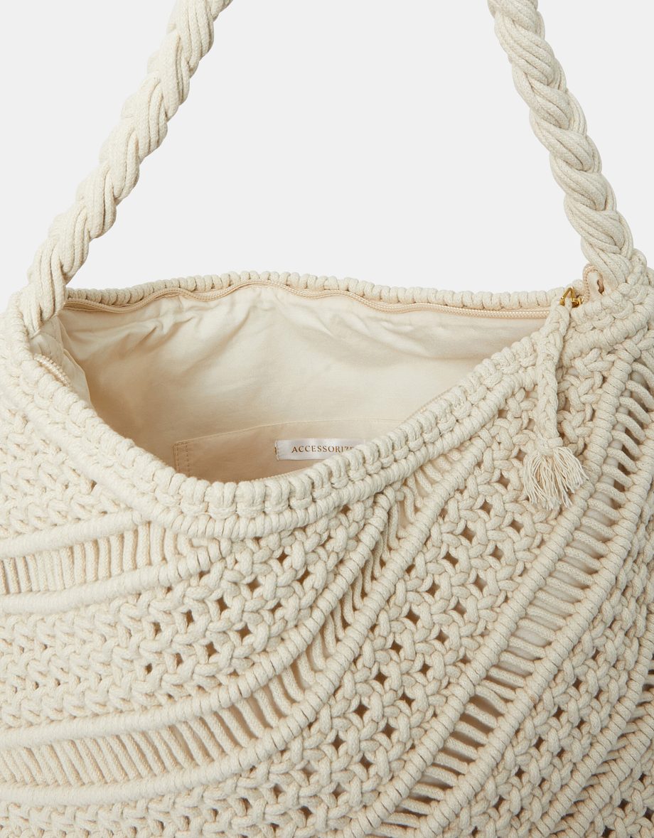 MACRAME SHOULDER BAG