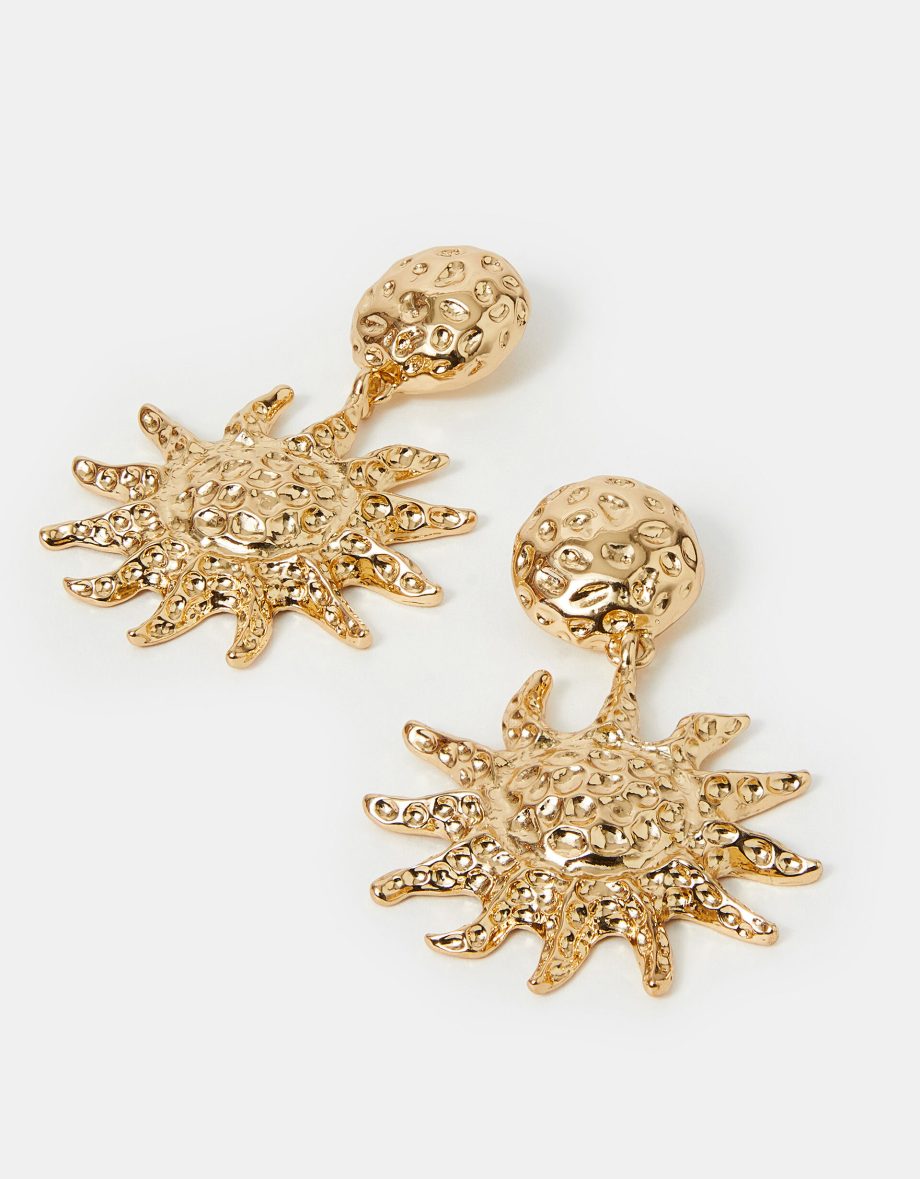STATEMENT SUN DROP EARRINGS