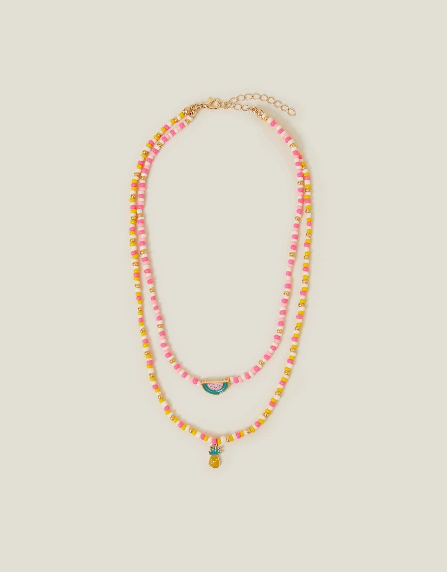 GIRLS FRUIT LAYERED NECKLACE
