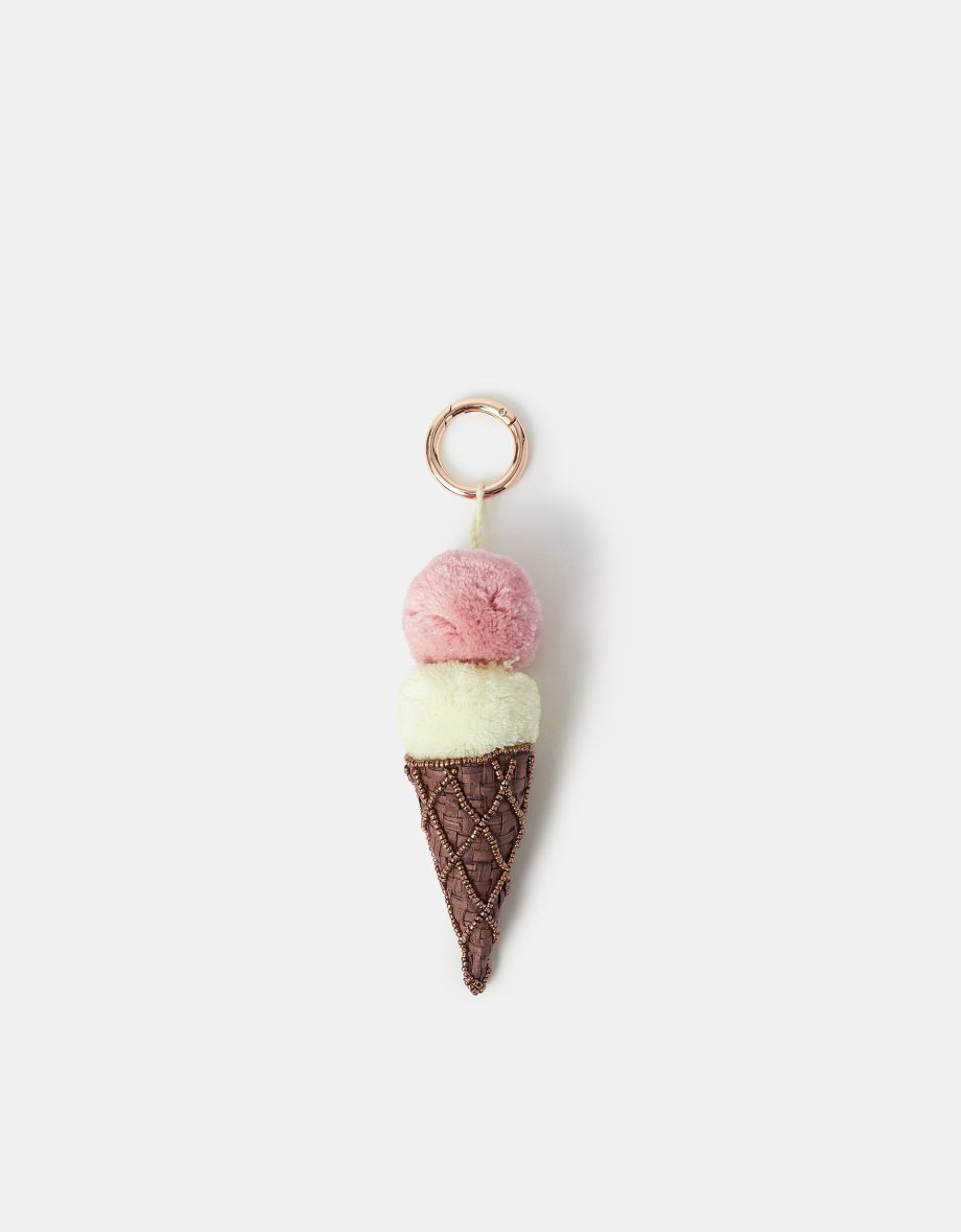 Embellished Ice Cream Bag Charm