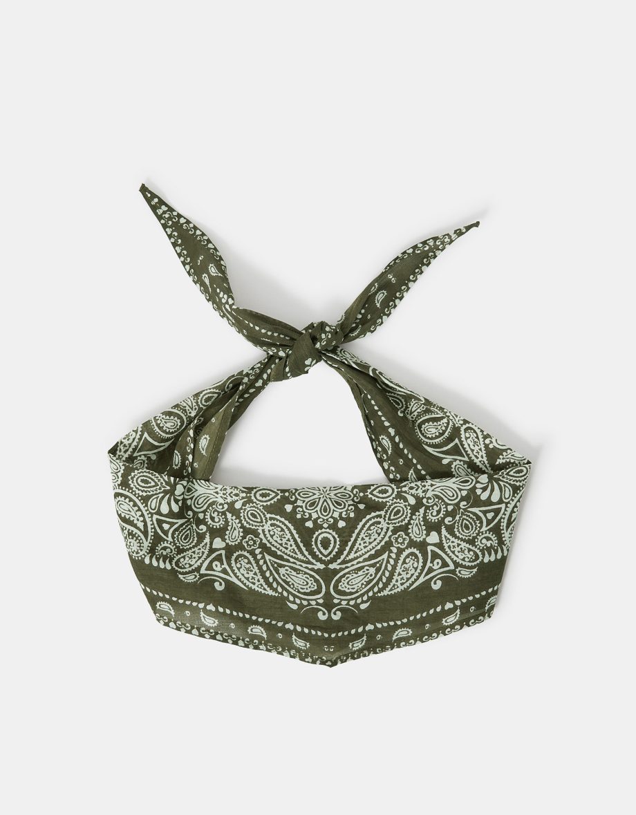 Bandana Neckerchief Scarf Green