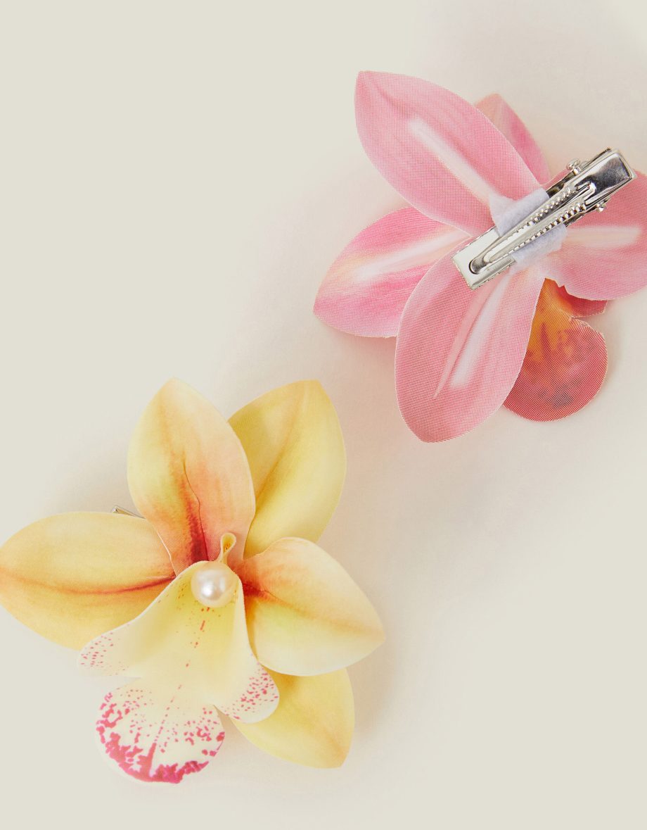2-Pack Orchid Hair Clips