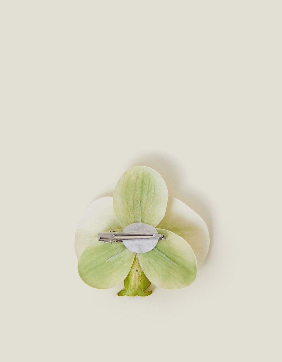 Orchid Hair Clip Yellow
