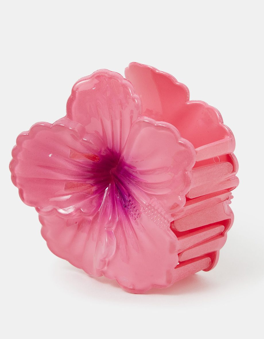 HIBISCUS FLOWER CLAW CLIP