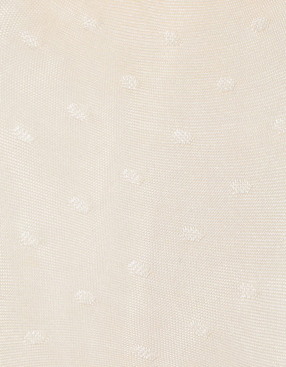 Baby bridal spot tights ivory