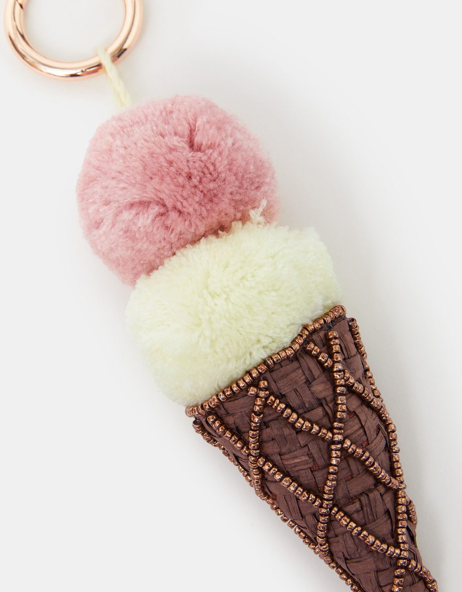 Embellished Ice Cream Bag Charm