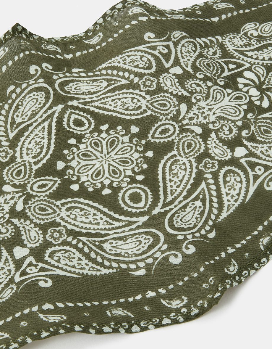 Bandana Neckerchief Scarf Green