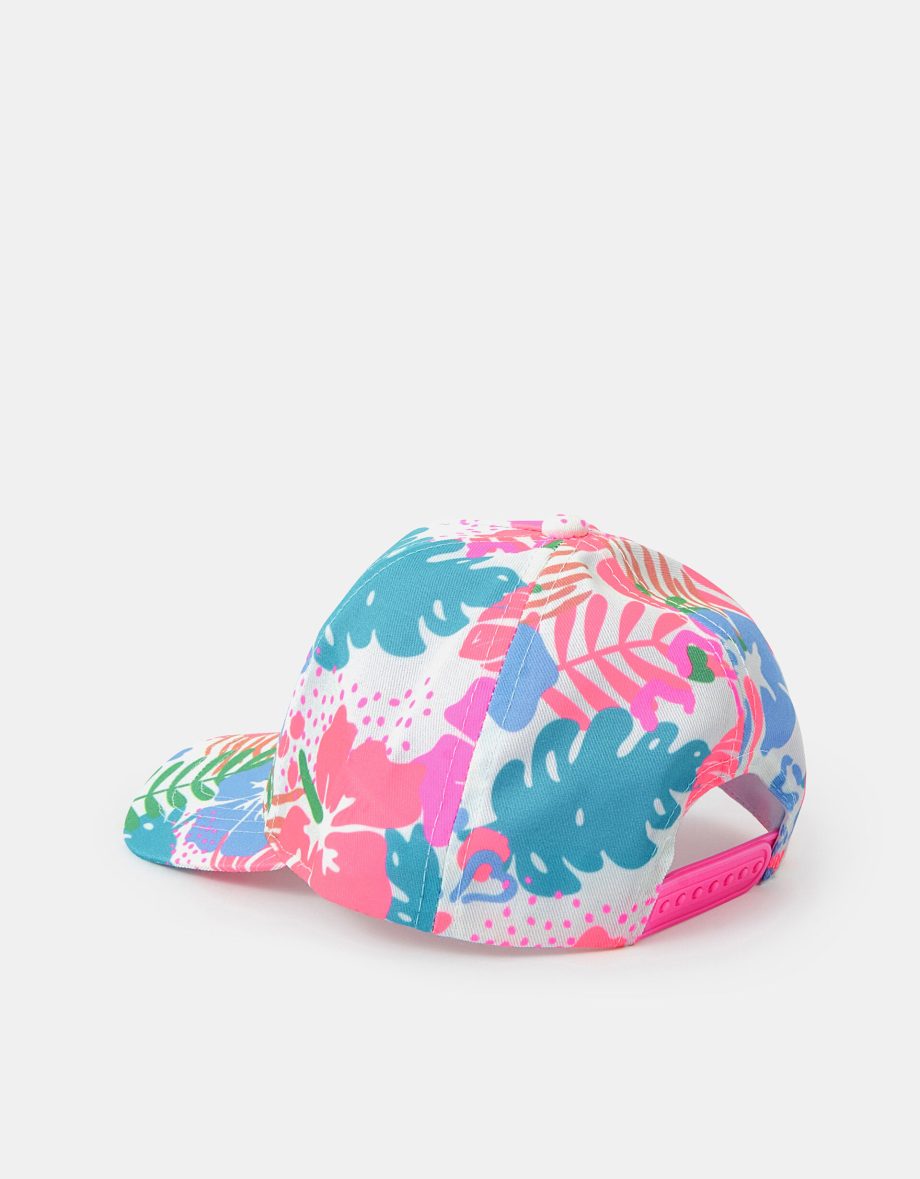 GIRLS TROPICAL BASEBALL CAP MULTI