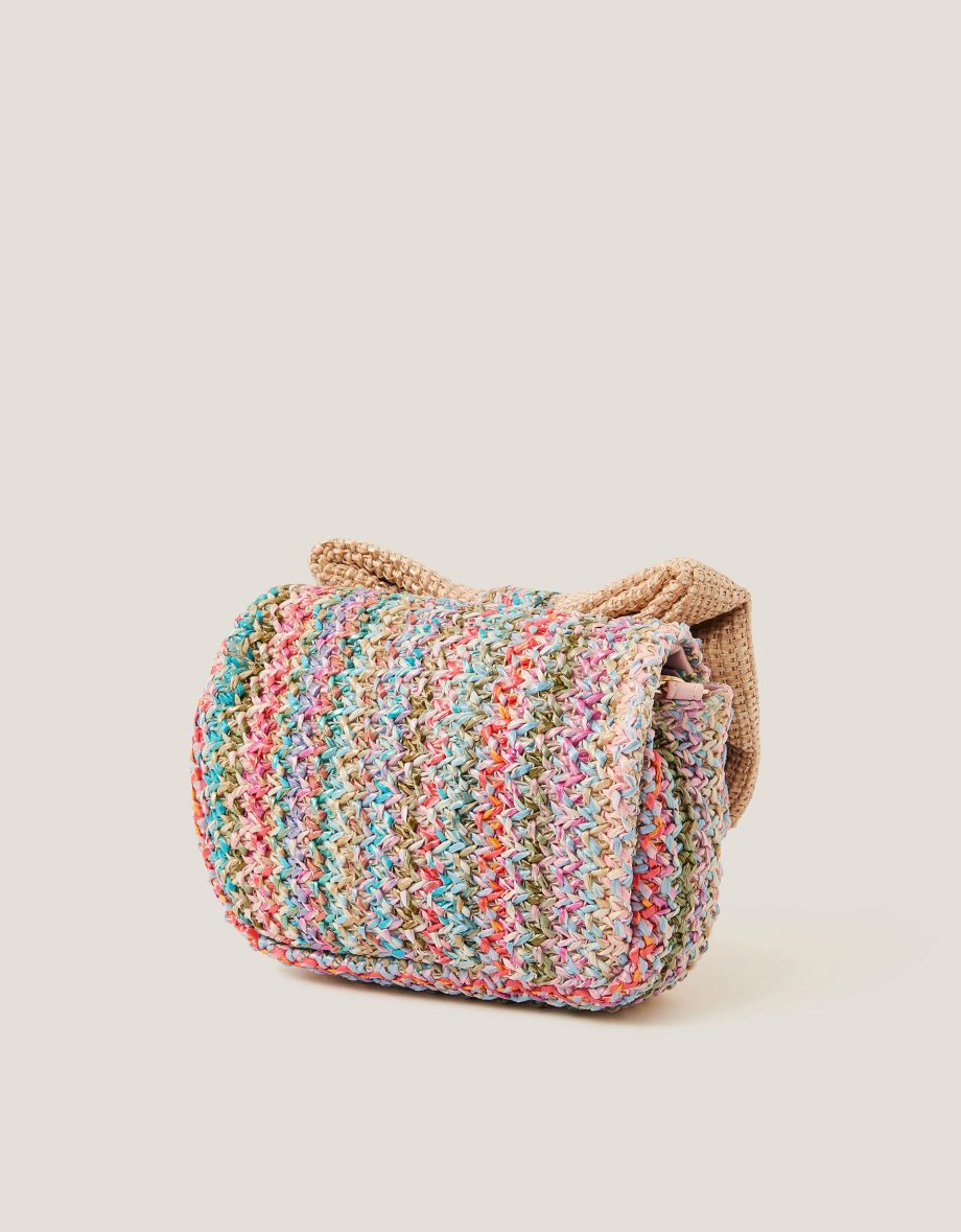 Woven bow bag