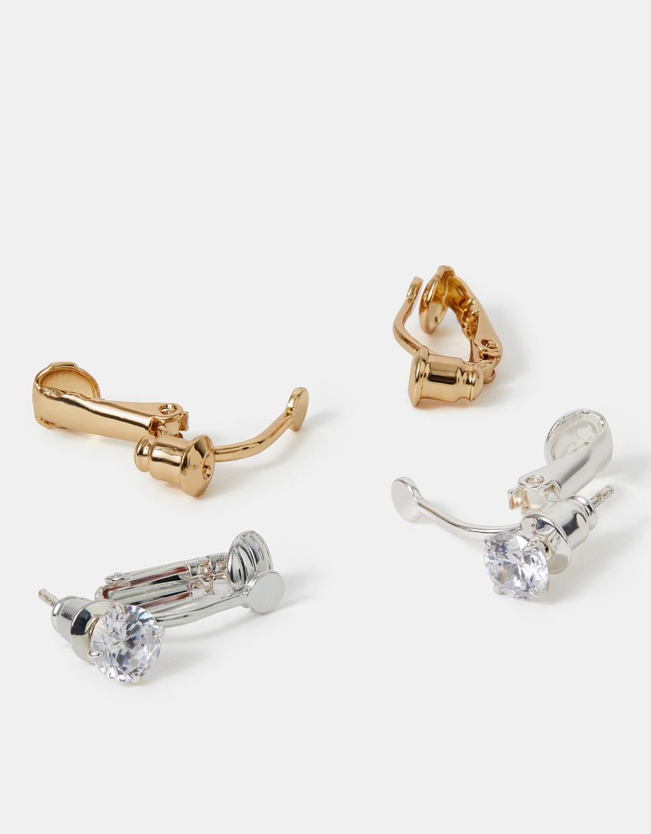 2-PACK CLIP-ON EARRING CONVERTERS