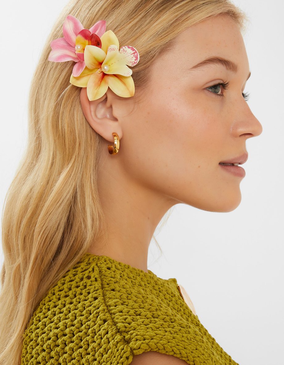 2-Pack Orchid Hair Clips