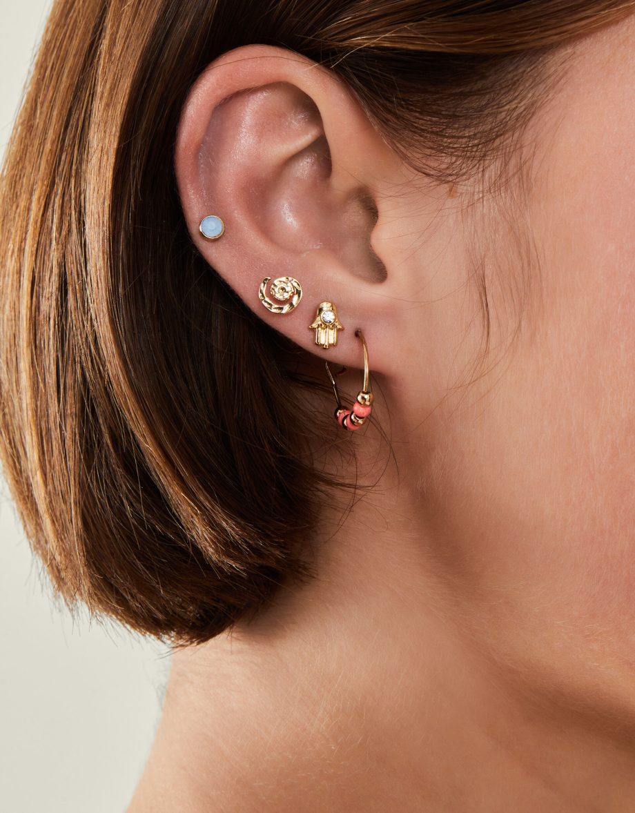 10-PACK CELESTIAL STUD AND HOOP EARRINGS