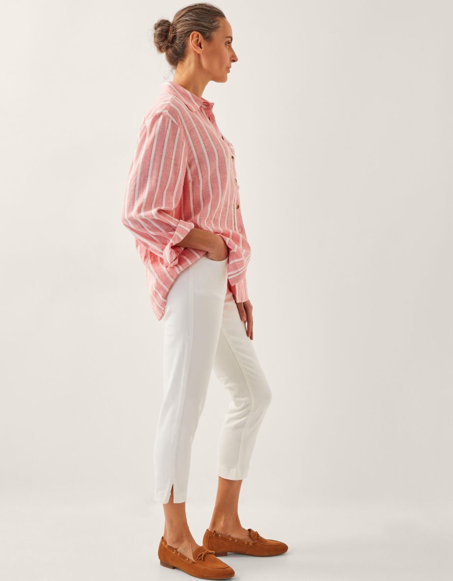 Idabella cropped jeans ecru