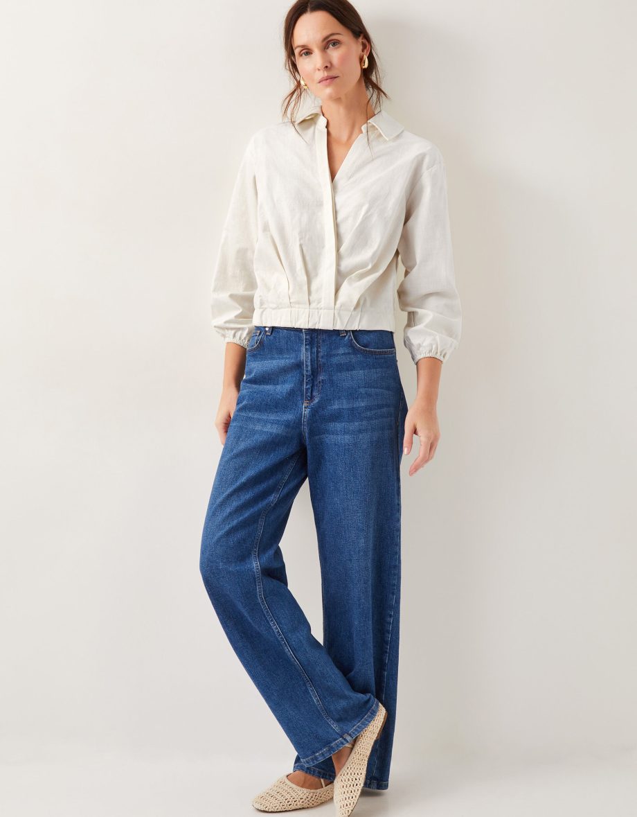 Mika wrap blouse ivory