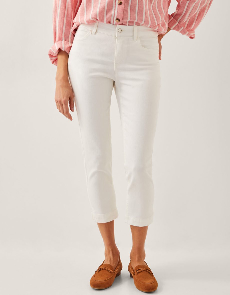 Idabella cropped jeans ecru