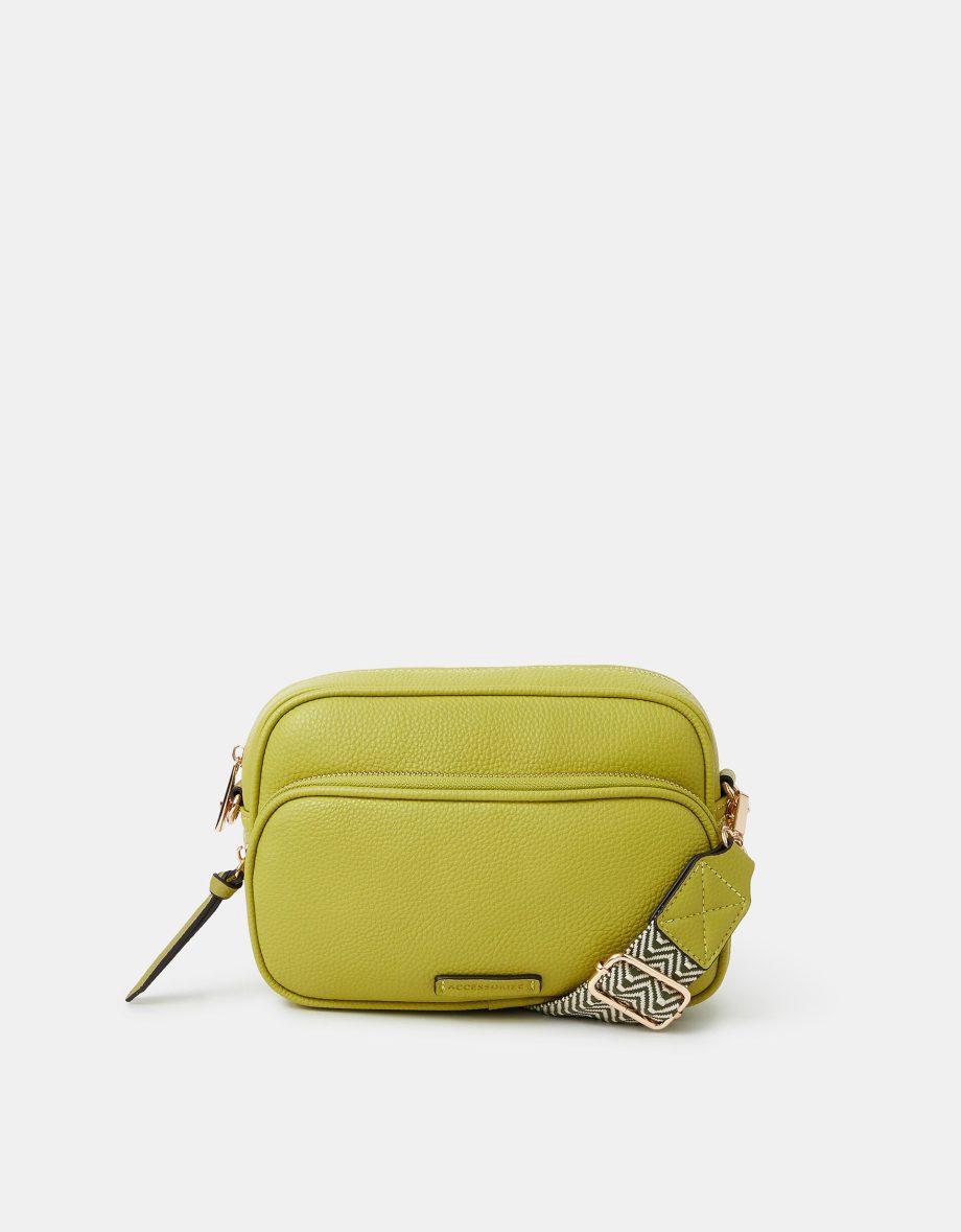 DOUBLE ZIP CAMERA BAG GREEN