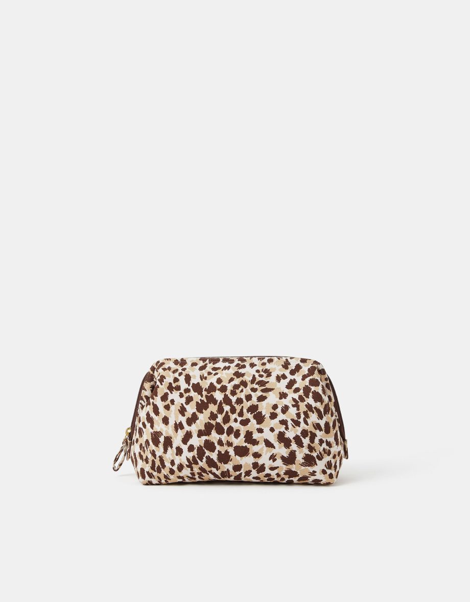 CHEETAH PRINT MAKE UP BAG