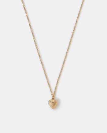 HEART LOCKET PENDANT NECKLACE