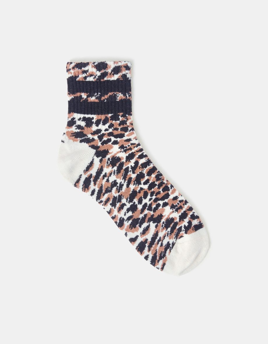 CHEETAH PRINT SOCKS