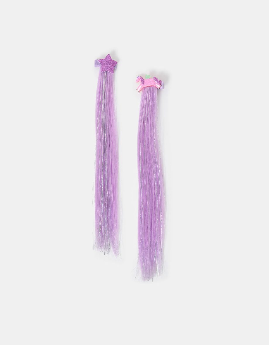 2-PACK SPARKLE FAUX HAIR CLIPS