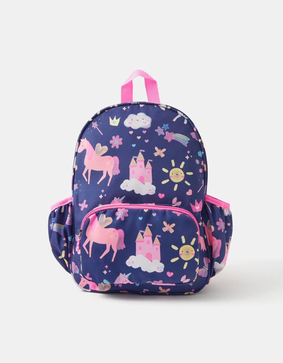 GIRLS UNICORN PRINT BACKPACK