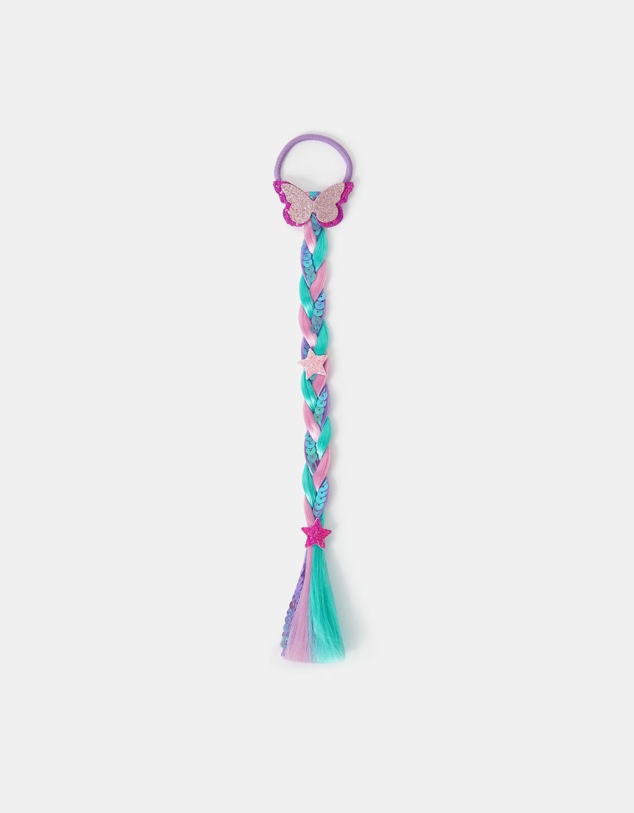 GIRLS EMBELLISHED FAUX HAIR PLAIT