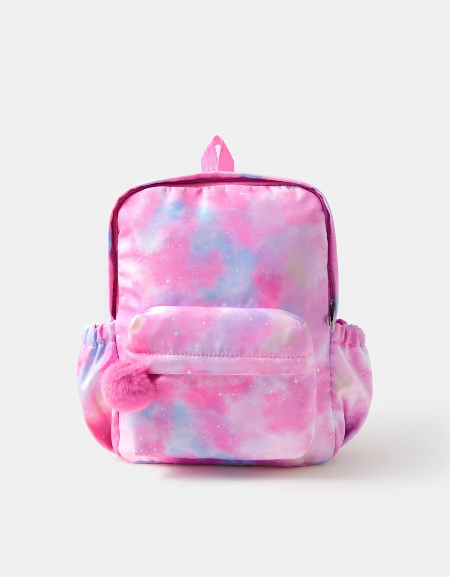 GIRLS GALAXY PRINT BACKPACK