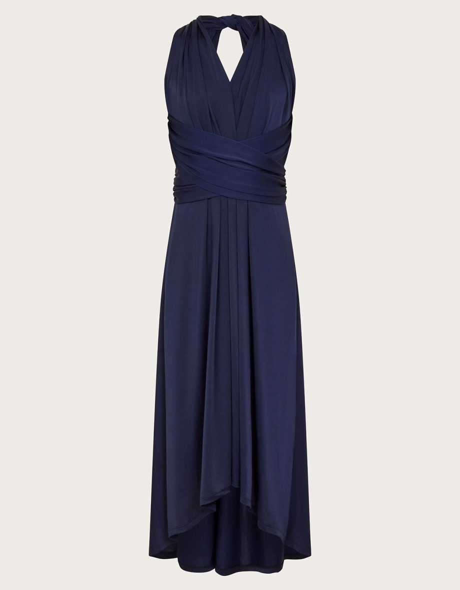 Tia twist prom dress blue