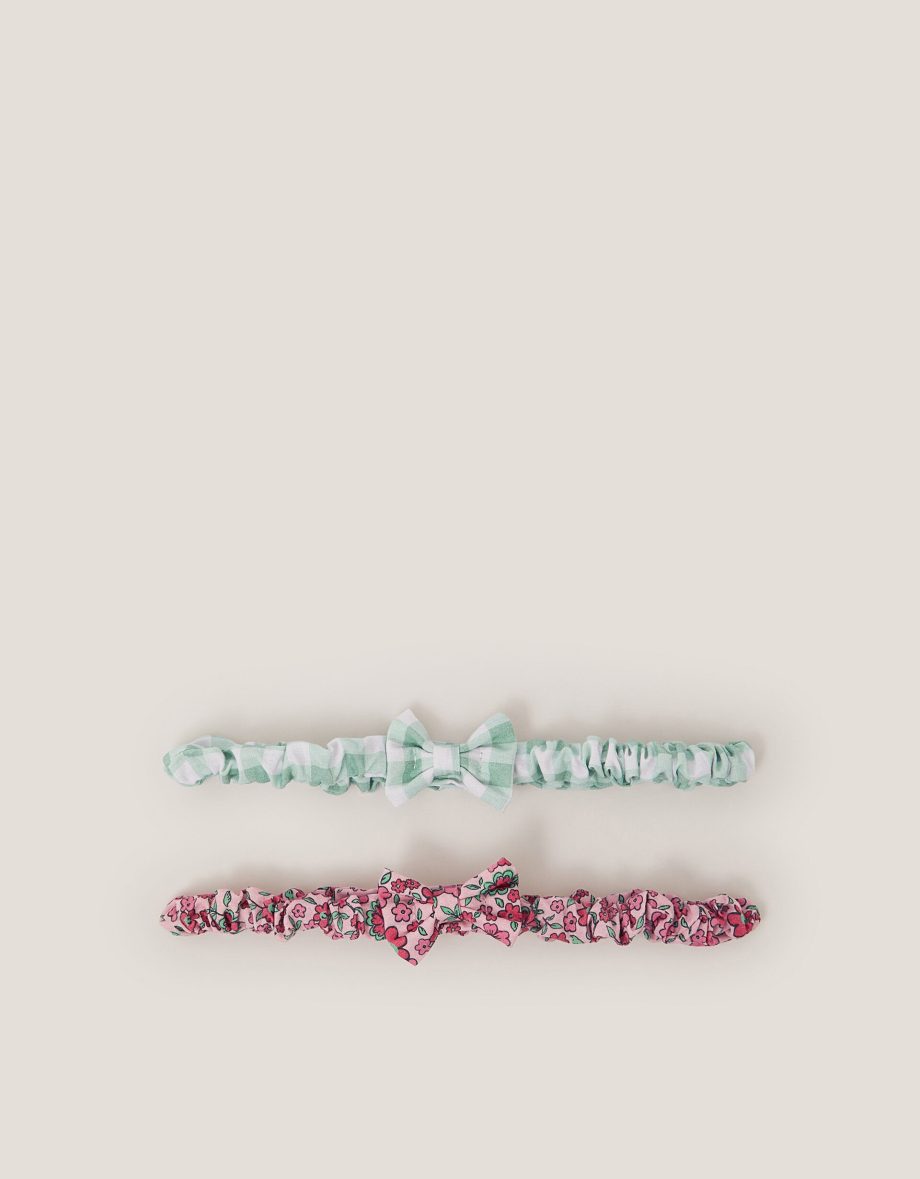 2-pack baby bow bandos