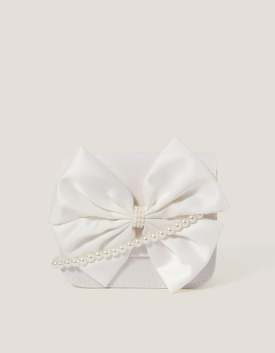 Bow Bridesmaid Mini Bag Ivory