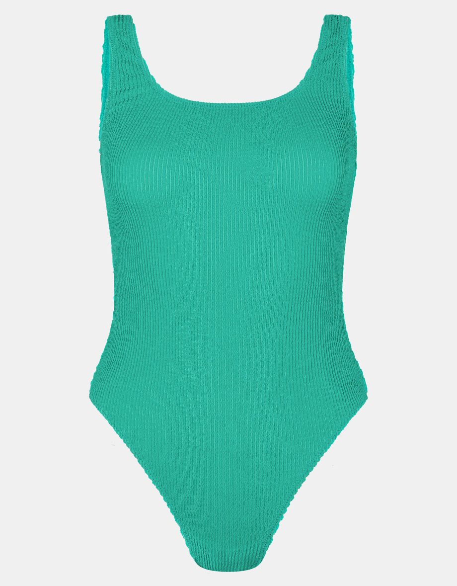 CRINKLE SWIMSUIT GREEN