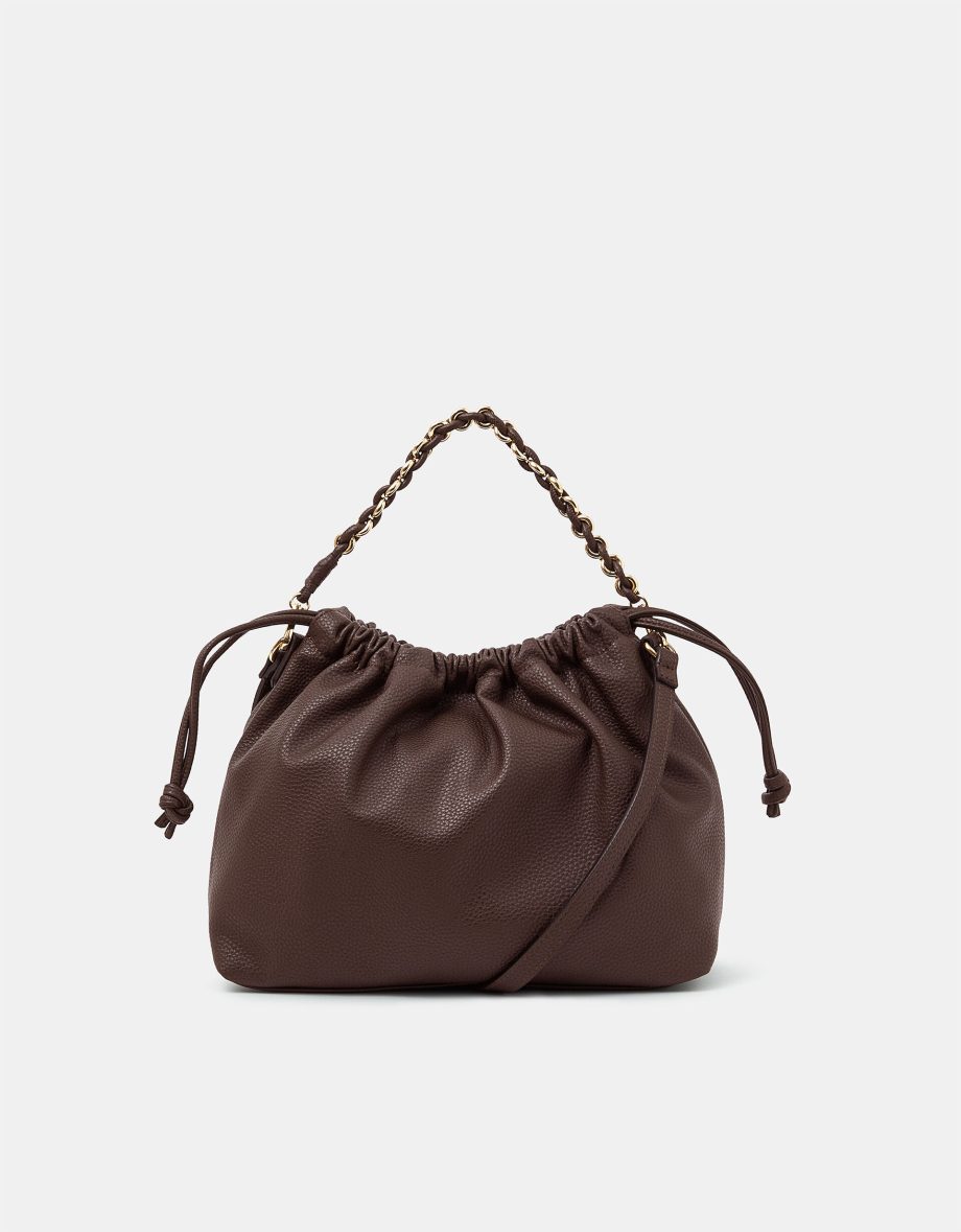 DRAWSTRING SHOULDER BAG