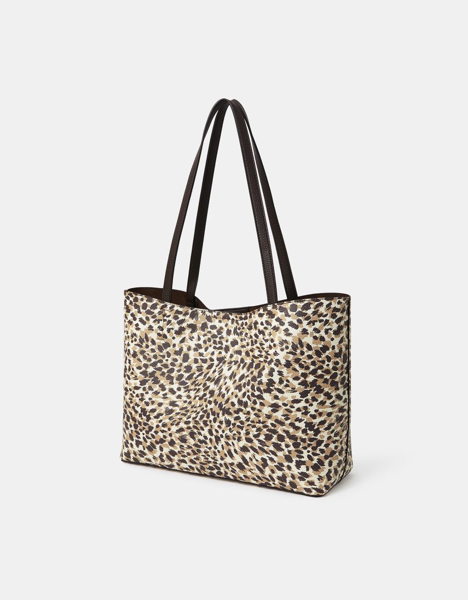 ANIMAL PRINT TOTE BAG
