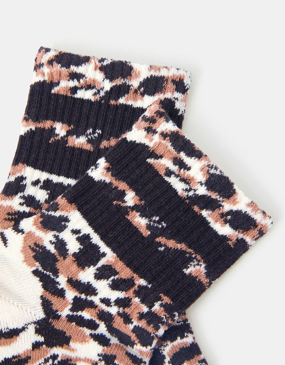 CHEETAH PRINT SOCKS