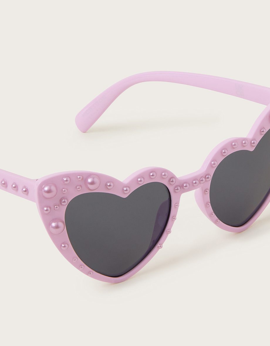 Pearly heart sunglasses