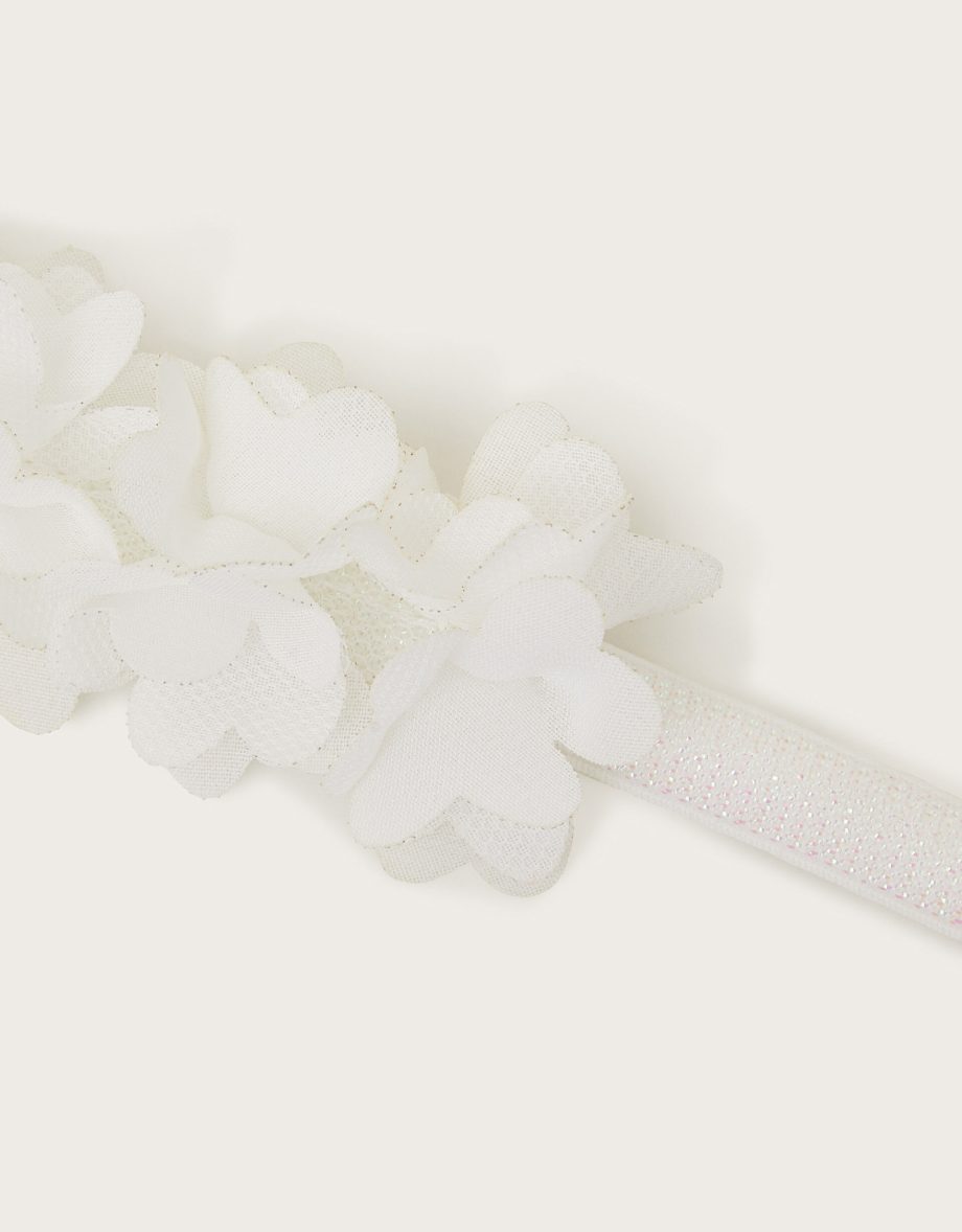 Baby butterfly ruffle headband