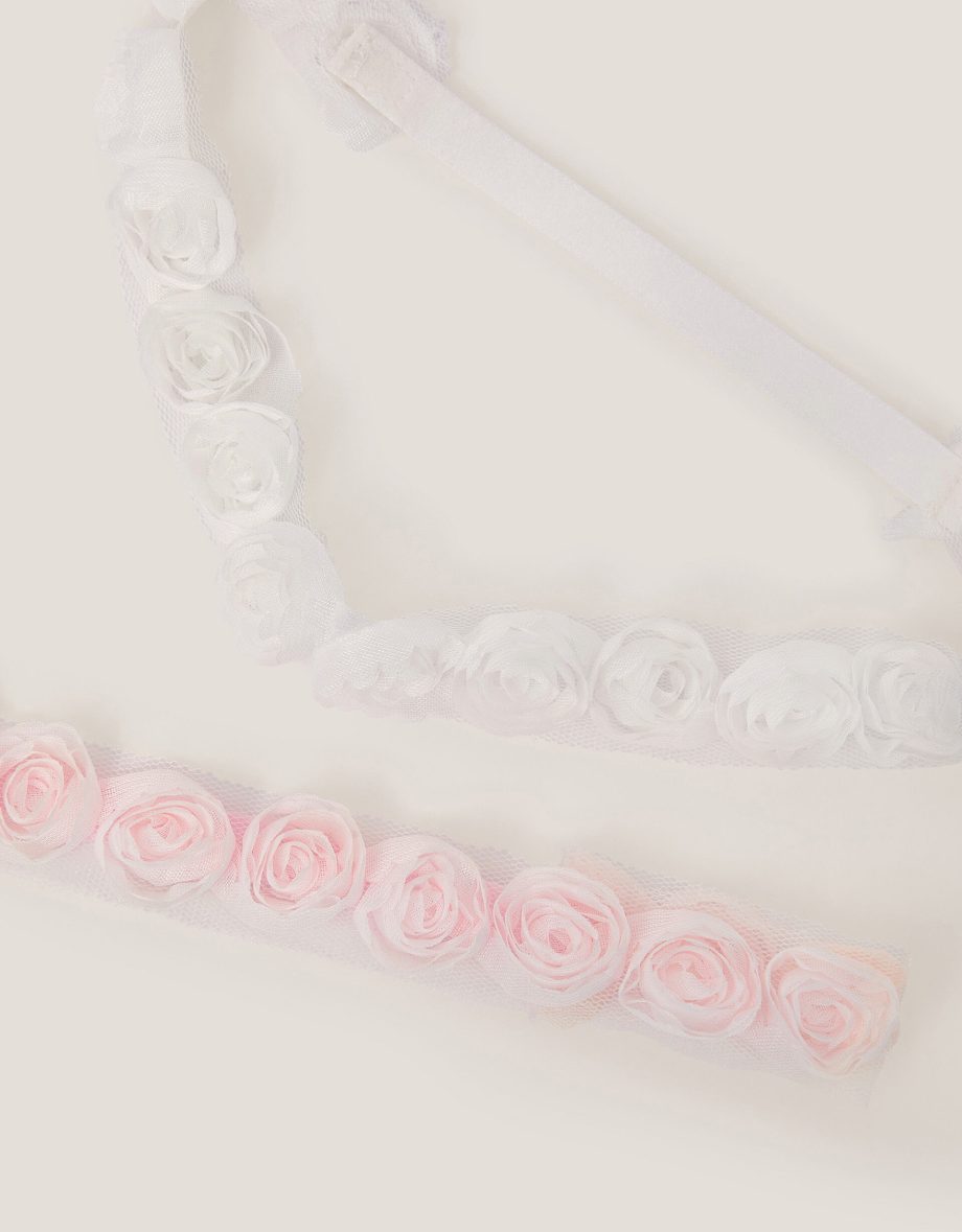 2-pack baby rosette bando headbands