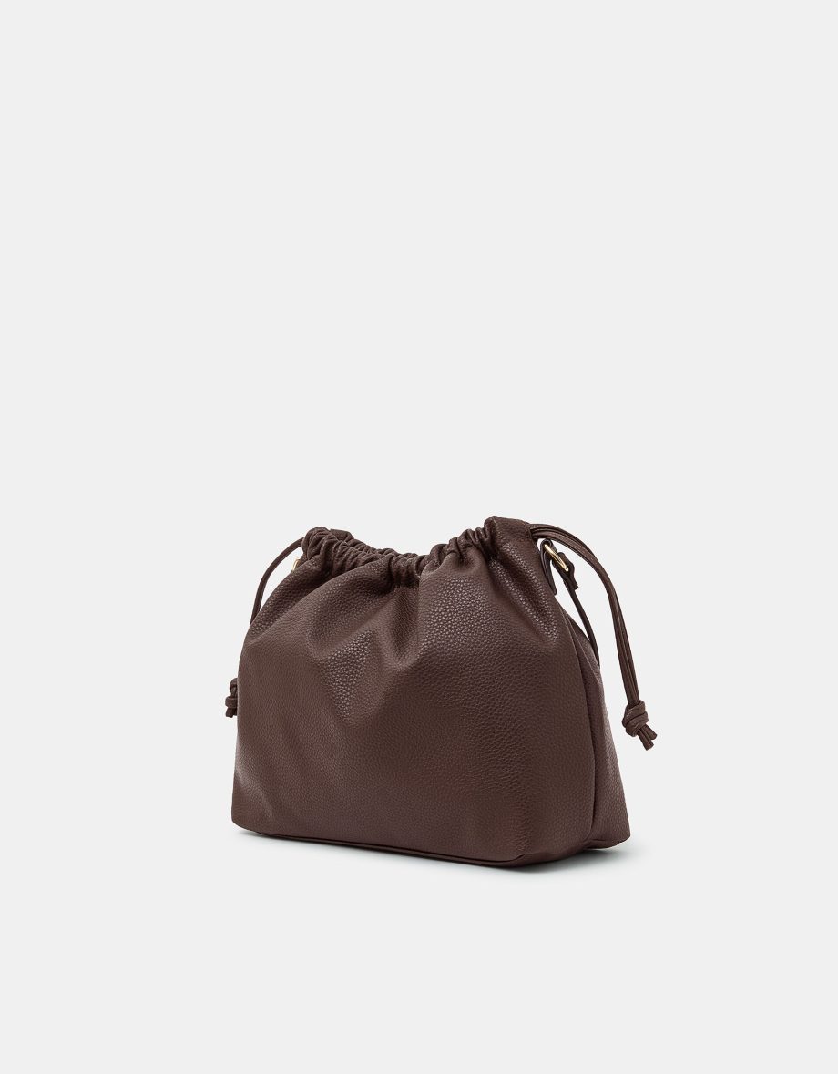 DRAWSTRING SHOULDER BAG