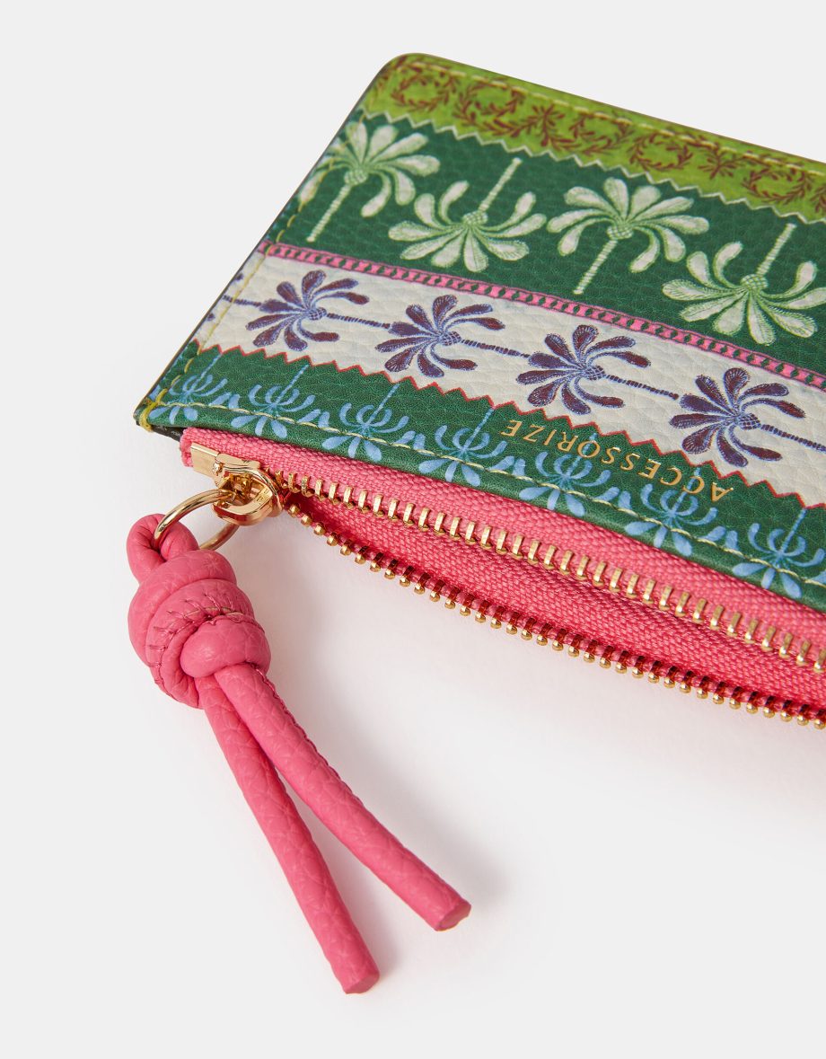 PALM PRINT CARD HOLDER