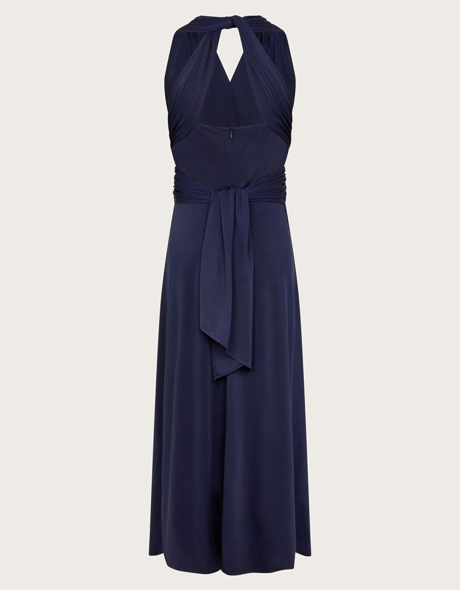 Tia twist prom dress blue