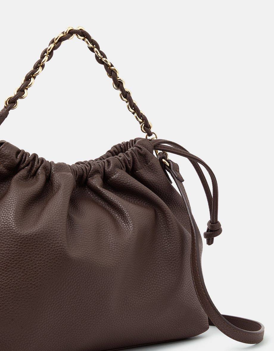 DRAWSTRING SHOULDER BAG