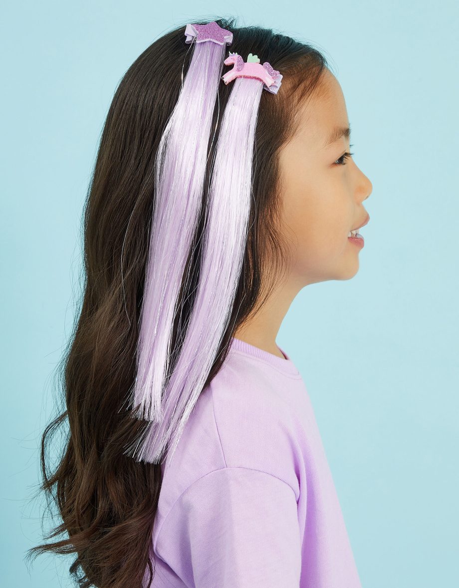 2-PACK SPARKLE FAUX HAIR CLIPS