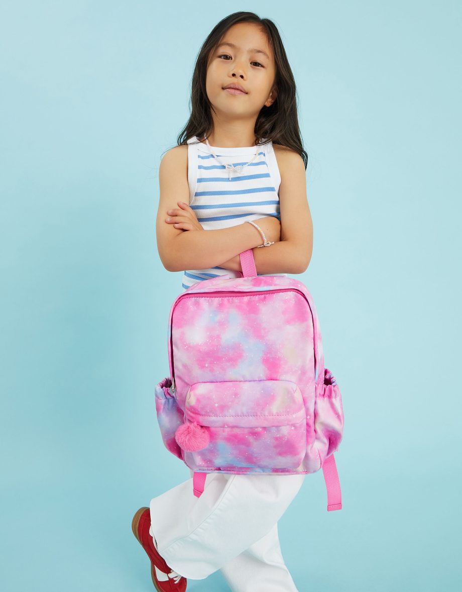 GIRLS GALAXY PRINT BACKPACK