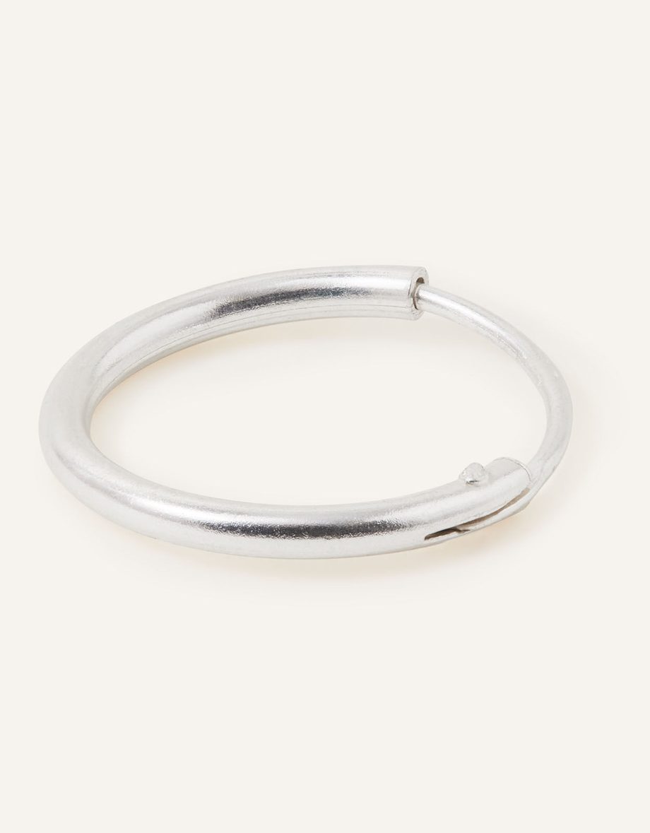 STERLING SILVER SINGLE MINI HOOP