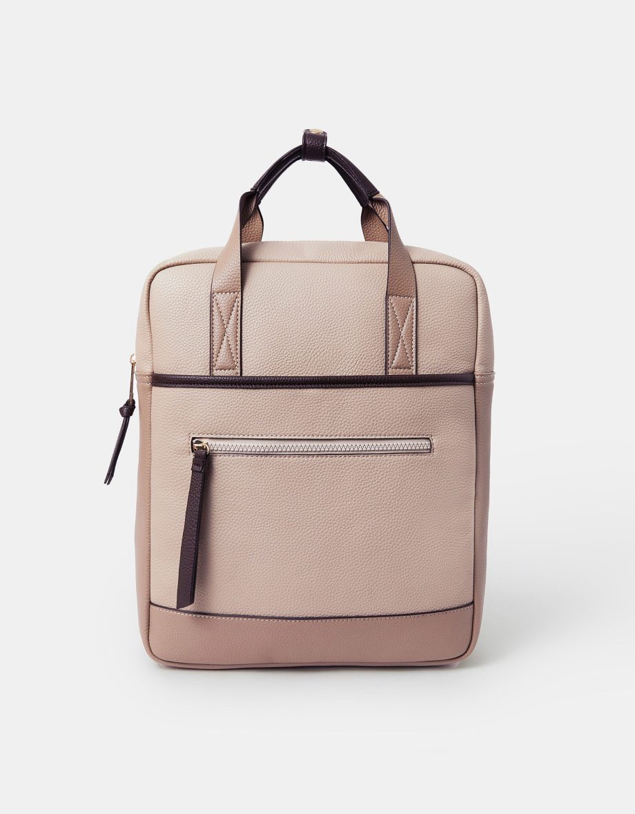 POCKET TOP HANDLE BACKPACK