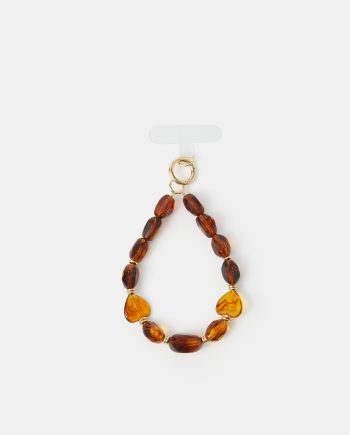 TORT BEAD PHONE WRIST WRAP