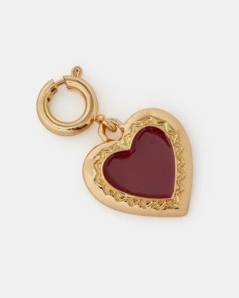 ENAMEL HEART JEWELLERY CHARM