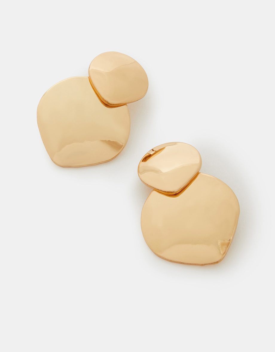CIRCULAR SHORT DROP EARRINGS